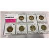 Image 1 : 7 CANADIAN SPECIAL UNCIRCULATED  LOONIES 3  2005 TERY FOX, 1  2010 NAVY, 3  2017 TORONTO MAPLE LEAFS