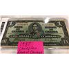 Image 3 : 1937 CANADIAN BANK OF CANADA 1 DOLLAR KING GEORGE VI BILL