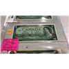 Image 4 : 3 CANADIAN MINT 1 DOLLAR BILLS 1867-1967