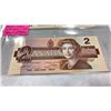 Image 5 : 3 CANADIAN MINT 1986  2 DOLLAR BILLS LAST ISSUE OF THE 2 DOLLAR BILL