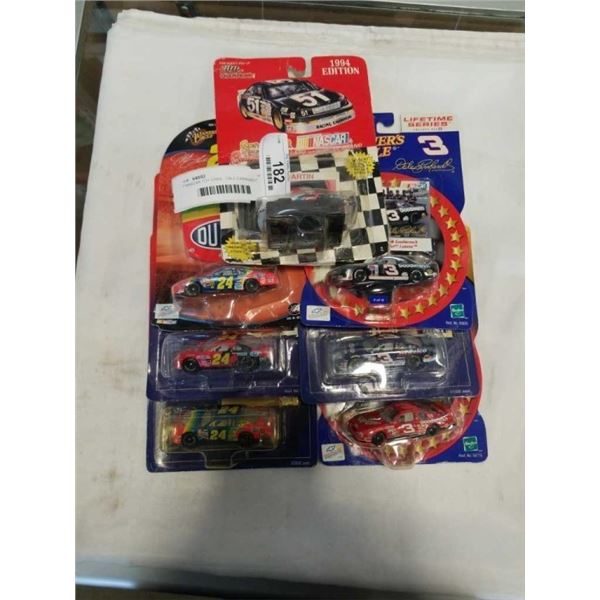 7 NASCAR TOY CARS - DALE EARNHARDT AND JEFF GORDON
