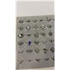 Image 2 : 72  STERLING SILVER RINGS STAMPED .925