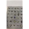 Image 2 : 72  STERLING SILVER RINGS STAMPED .925