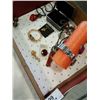 Image 4 : TRAY OF MAN MADE AMBER JEWELRY, WATCHES AND JEWELRY