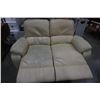 Image 7 : LEATHER DOUBLE RECLINING LOVESEAT