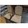 Image 6 : SOLID WOOD DINING TABLE WITH 2 LEAFS AND 8 CHAIRS