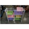 Image 1 : WHITE BIN STORAGE SHELF