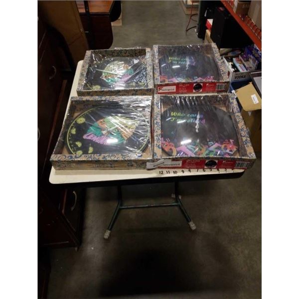4 NEW ZEON WALL CLOCKS