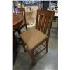 Image 5 : PUB HEIGHT DINING TBALE WITH LEAF AND 6 STOOLS