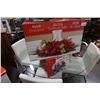 Image 1 : HOLIDAY CENTERPIECE, KIRKLAND SNOW GLOBE AND QUEENSIZE SNOWFLAKE FLANNEL SHEETS