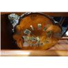 Image 3 : SIGNED BILL REID PRINT WITH 2 SIGNED PRINTS, BURL CLOCK AND MAGAZINE STAND
