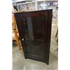 Image 1 : MODERN BEVELED GLASS DOOR WINE CABINET