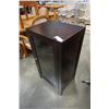Image 2 : MODERN BEVELED GLASS DOOR WINE CABINET