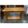 Image 1 : OAK 1 DRAWER SOFA TABLE
