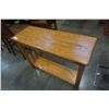 Image 2 : OAK 1 DRAWER SOFA TABLE