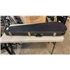 Image 1 : BLACK EPIPHONE BASS GUITAR IN BLACK LEATHER HARD CASE