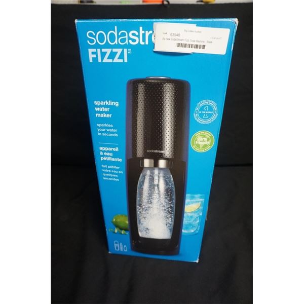 As new SodaStream Fizzi Soda Machine - Black has bottle no co2