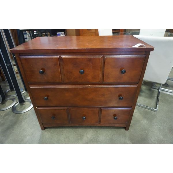 3 DRAWER WALNUT DRESSER