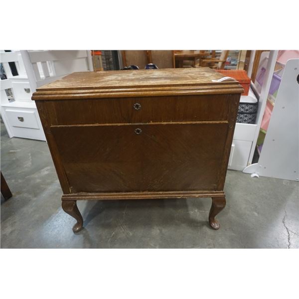 VINTAGE DROP FRONT CABINET