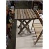 Image 3 : GLASSTOP ENDTABLE AND SMALL FOLDING ENDTABLE