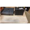 Image 2 : MEMOREX DVD PLAYER, PANASONIC VIDEO CASSETTE PLAYER WITH AG-09 AMPLIFIER AND BOX OF MOVIES