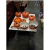 Image 1 : LOT OF FRENCH LA CREUSET FLAME COOKWARE SET