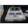 Image 2 : SUPER NINTENDO ENTERTAINMENT SYSTEM WITH 2 CONTROLLERS POWER CORD AND GAME