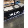 Image 2 : COMPLETE CAR AUDIO SYSTEM, INLUDES DOUBLE ECLIPSE SUB BOX WITH 2 - 10" SUBS, 3 ECLIPSE SUBS PA5422, 
