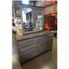 Image 1 : 6 DRAWER MODERN DARK GREY DRESSER WITH MIRROR