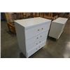 Image 2 : 4 DRAWER WHITE DRESSER