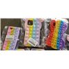 Image 2 : 7 NEW BUBBLE POP FIDGIT PHONE CASES VARIES FROM IPHONE 7 TO IPHONE 12