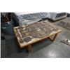 Image 1 : MID CENTURY TEAK TILE TOP COFFEE TABLE, MADE IN DENMARK
