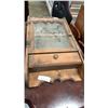 Image 1 : VINTAGE RUSTIC GLASS DOOR STORAGE CABINET