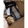 Image 6 : BOX OF KITCHEN ITEMS - DECORATIVE BOWLS, SALT AND PEPPER
