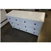 Image 1 : WHITE 6 DRAWER DRESSER