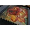 Image 2 : LARGE FLOWER PRINT ON CANVAS