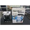 Image 1 : AS NEW HAMILTON BEACH GLASS ELECTRIC 1.7L KETTLE AND NEW PROTOR SILEX CAN OPENER