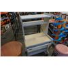 Image 2 : ROLLING DESK AND ENDTABLE