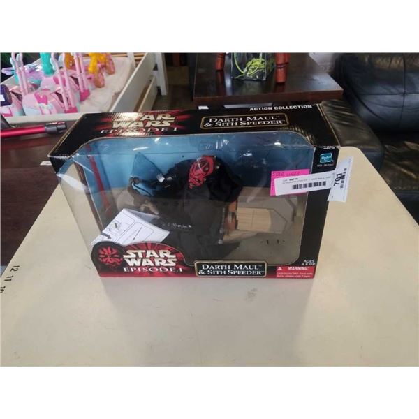 STARWARS EPISODE 1 DART MAUL AND SITHSPEEDER