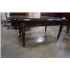 Image 2 : BOMBAY GLASS TOP MAHOGANY COFFEE TABLE