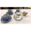 Image 1 : 4 DEMI TASSE CUPS AND SAUCER AND EXTRA CUP - NIPPON AND MALMAISON