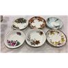 Image 9 : 6 TEACUPS AND SAUCERS AND EXTRA CUP - ROYAL ALBERT, WINDOR, FOLLEY, ETC
