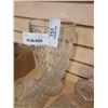 Image 2 : LARGE CRYSTAL VASE, CRYSTAL SERVING DISH, FLOWER FROGS AND DISHES