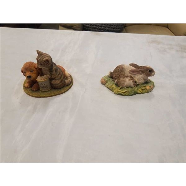 2 BESWICK STUDIO ANIMAL FIGURES HAND DECORATED IN ENGLAND