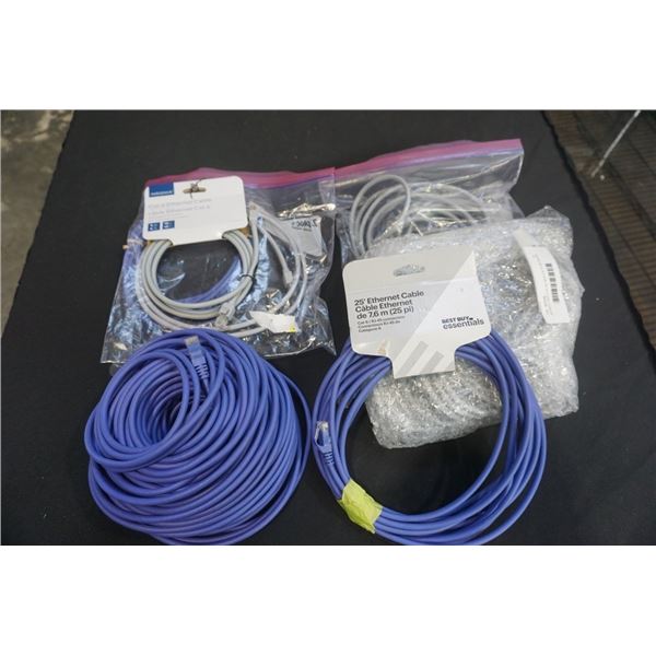 APPROX 200FT OF AS NEW CAT 6 NETWORK CABLE