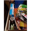 Image 2 : BOX OF NEW ITEMS, INCLUDES TOOLS, SCISSORS, INDOOR HEAVY DUTY TIMER, EASEL