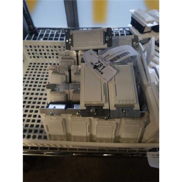 LOT OF AS NEW WIFI DIMMER SWITCHES SOME WITH NO COVER PLATES