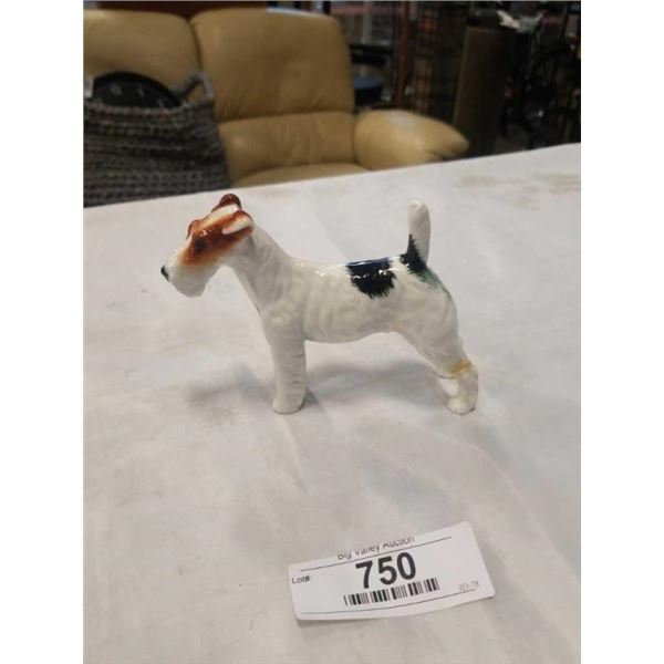 ROYAL DOULTON DOG FIGURE - REPAIRED LEG