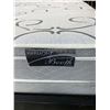Image 7 : MODERN QUEEN SIZE  SOLID WOOD PLATFORM BEDFRAME WITH TWO DRAWERS AND QUEENSIZE MATTRESS AND BOXSPRIN