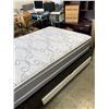 Image 9 : MODERN QUEEN SIZE  SOLID WOOD PLATFORM BEDFRAME WITH TWO DRAWERS AND QUEENSIZE MATTRESS AND BOXSPRIN